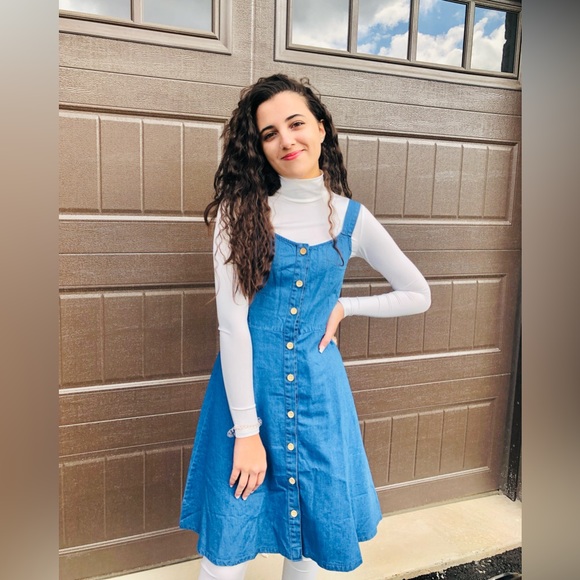 Denim dress - Picture 1 of 3